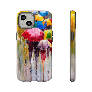 Oil Painting - Rainy Day - Protective Phone Case