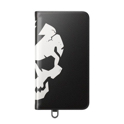 Halki murtunut pääkallo - Samsung S24 -lompakkokotelo