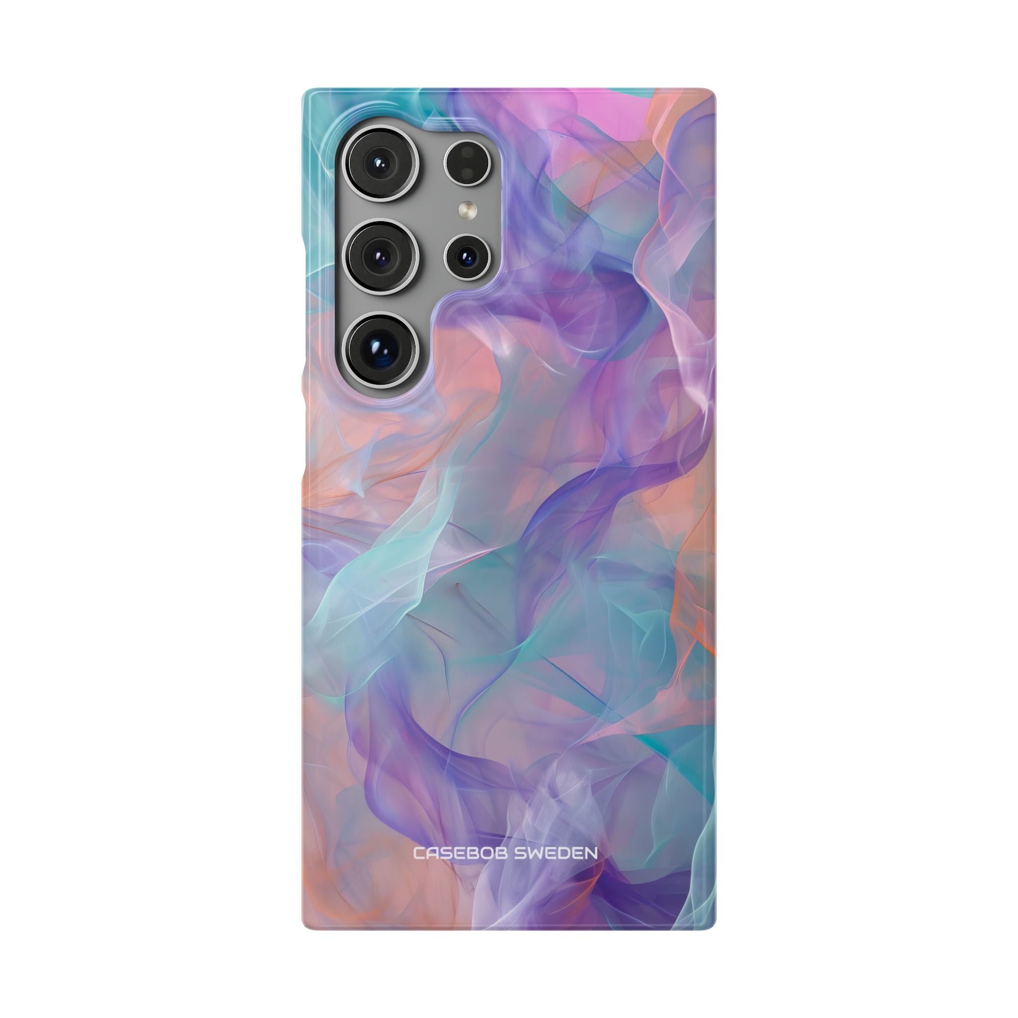 Dreamy Teal Flow - Slim Samsung S24 Phone Case