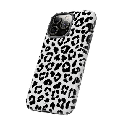 Monochrome Leopard Essence - iPhone Case