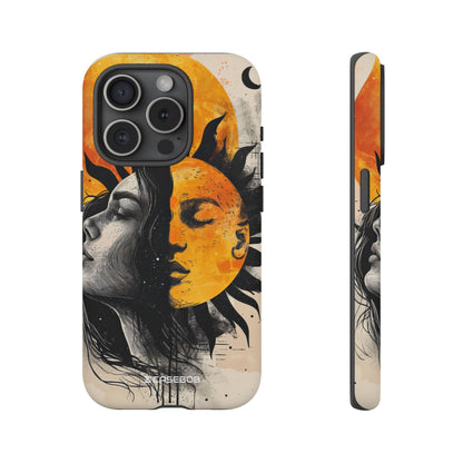 Sunlit Duality | Protective Phone Case for iPhone