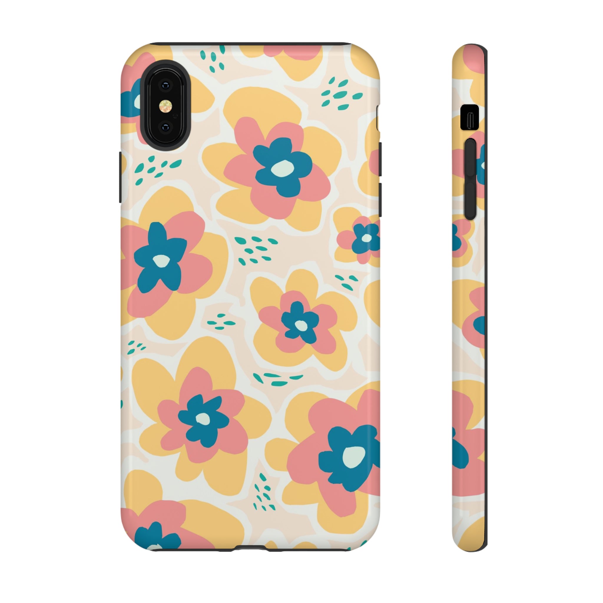 Yellow Happy Flower - Protective Phone Case