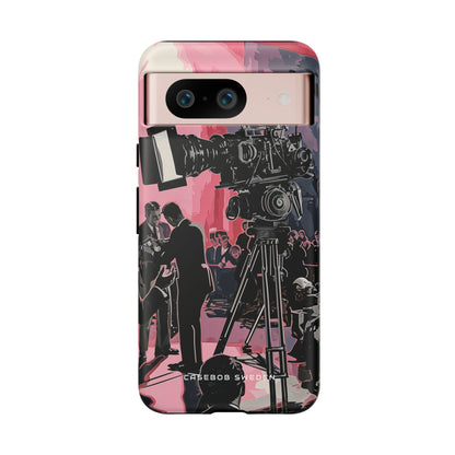 Retro Cinematic Spotlight Google Pixel 8 - Tough Phone Case