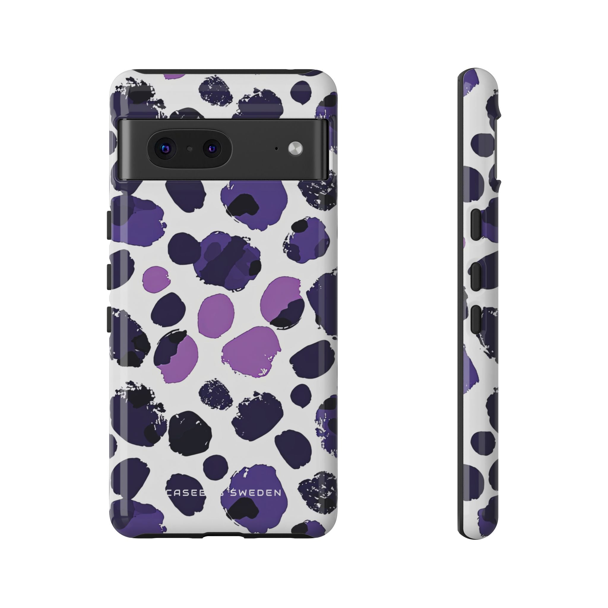 Purple Inkblots Google Pixel 7 - Robuste Handyhülle