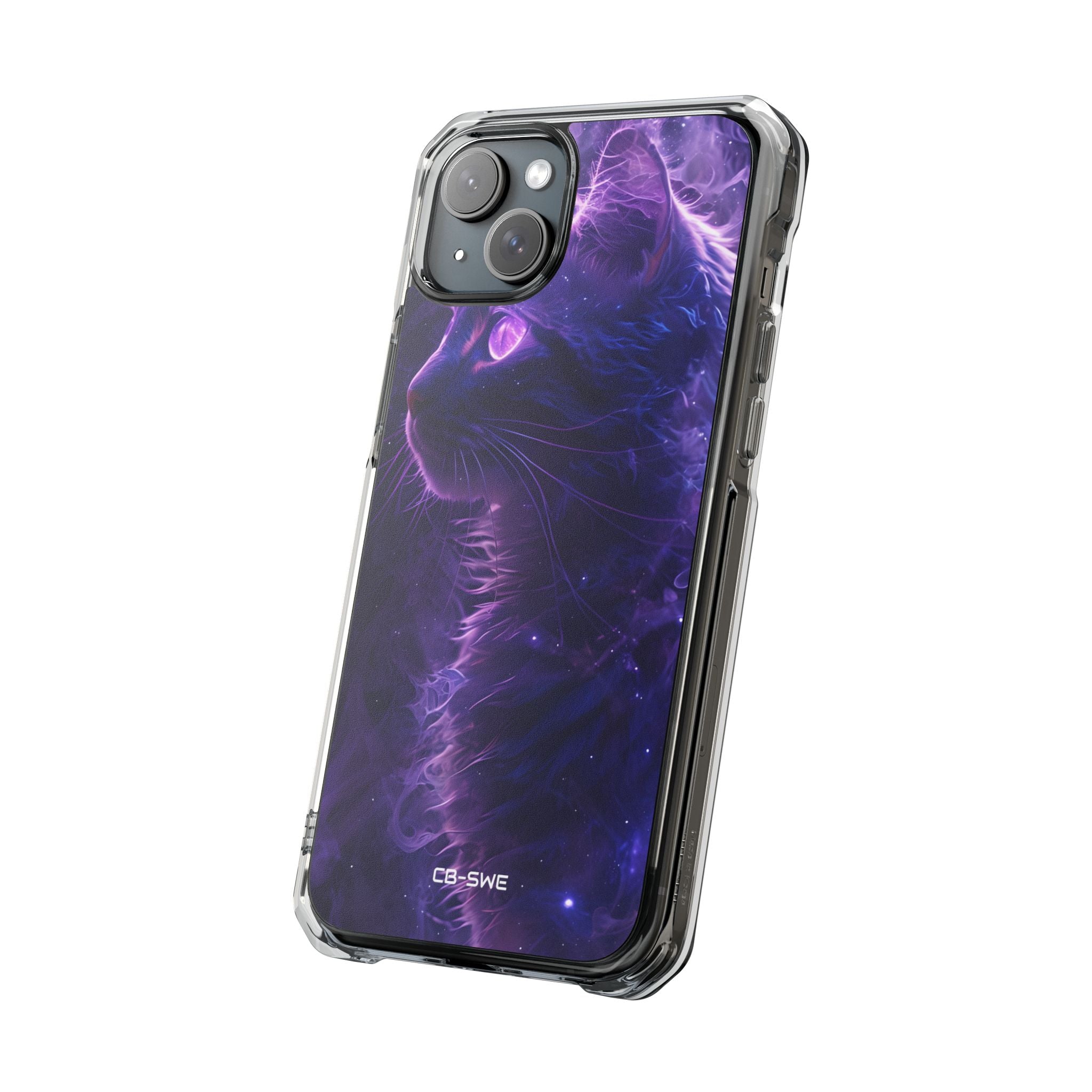 Mystical Starlit Cat iPhone Case - Impact
