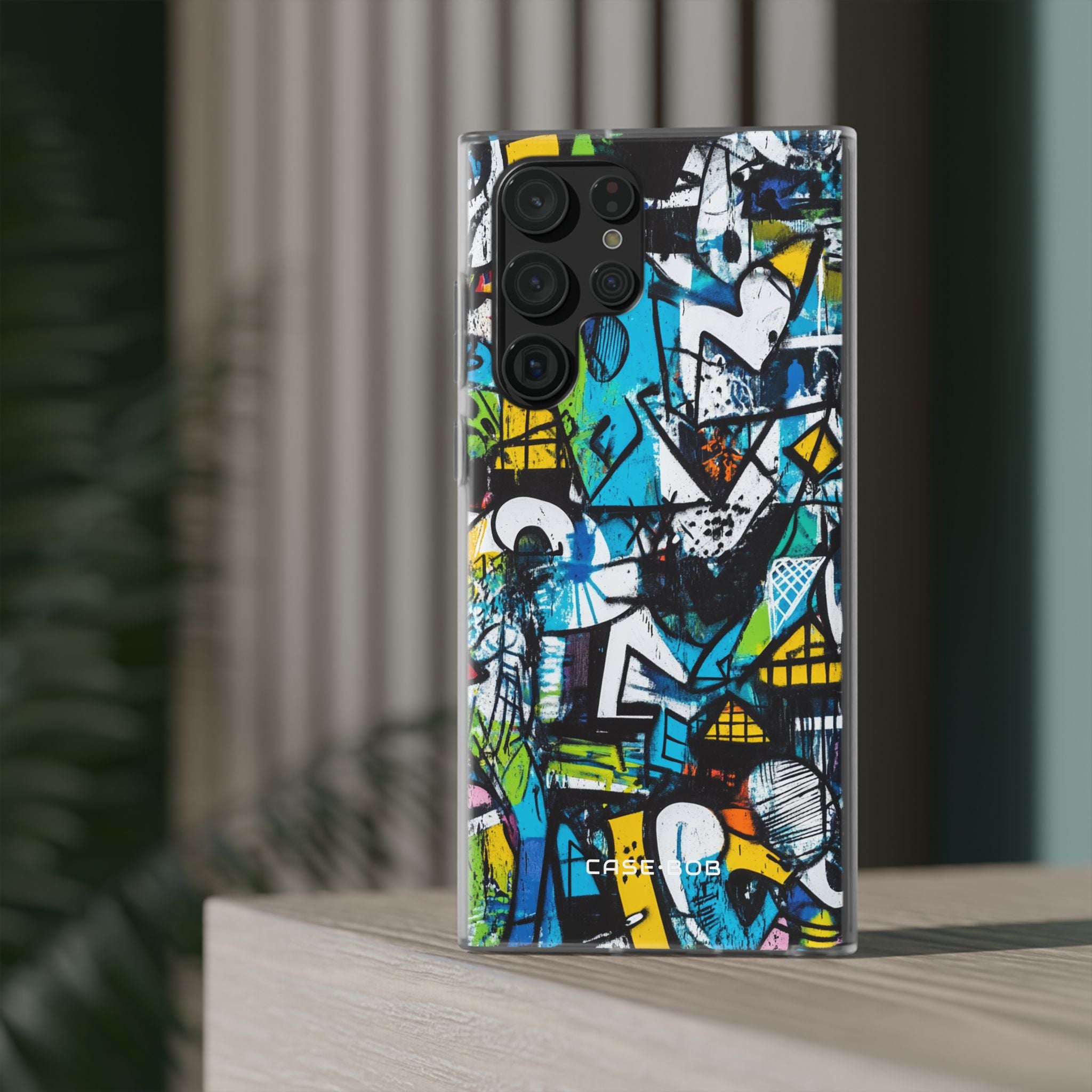 White Ripple Drift Samsung S22 Ultra Case - Soft