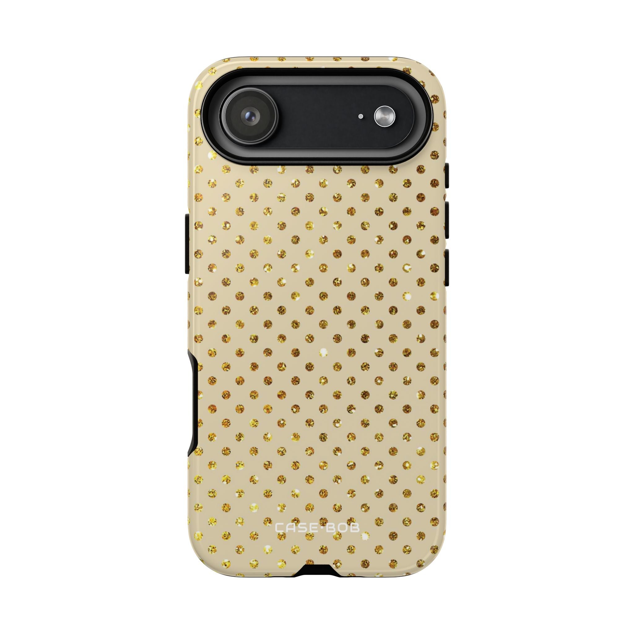 Gold Sparkle Grid iPhone 17 Air Case - Tough