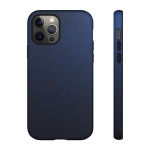 Gradient Black & Blue iPhone Case (Protective) iPhone 12 Pro Matte Phone Case