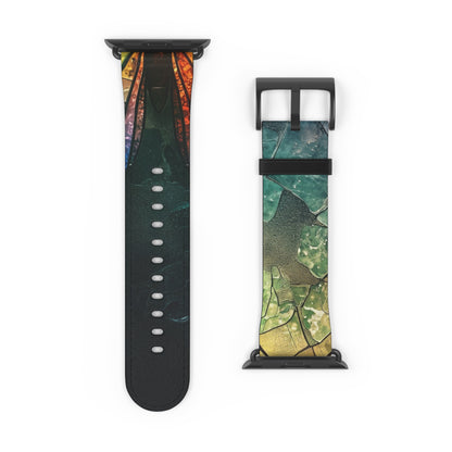 Stained Glass Butterfly - Watch Band