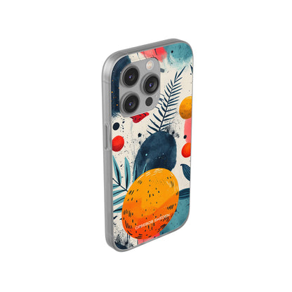 Vibrant Fruit Canvas - Flexi iPhone 14 Phone Case