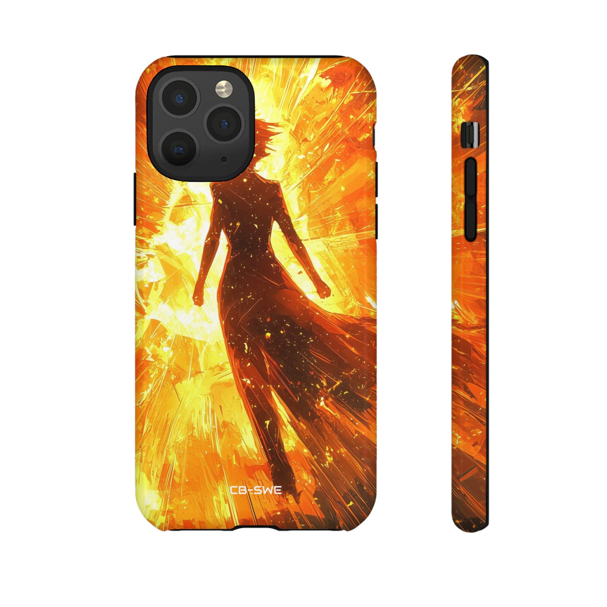 Fiery Energy Erupts - iPhone Case