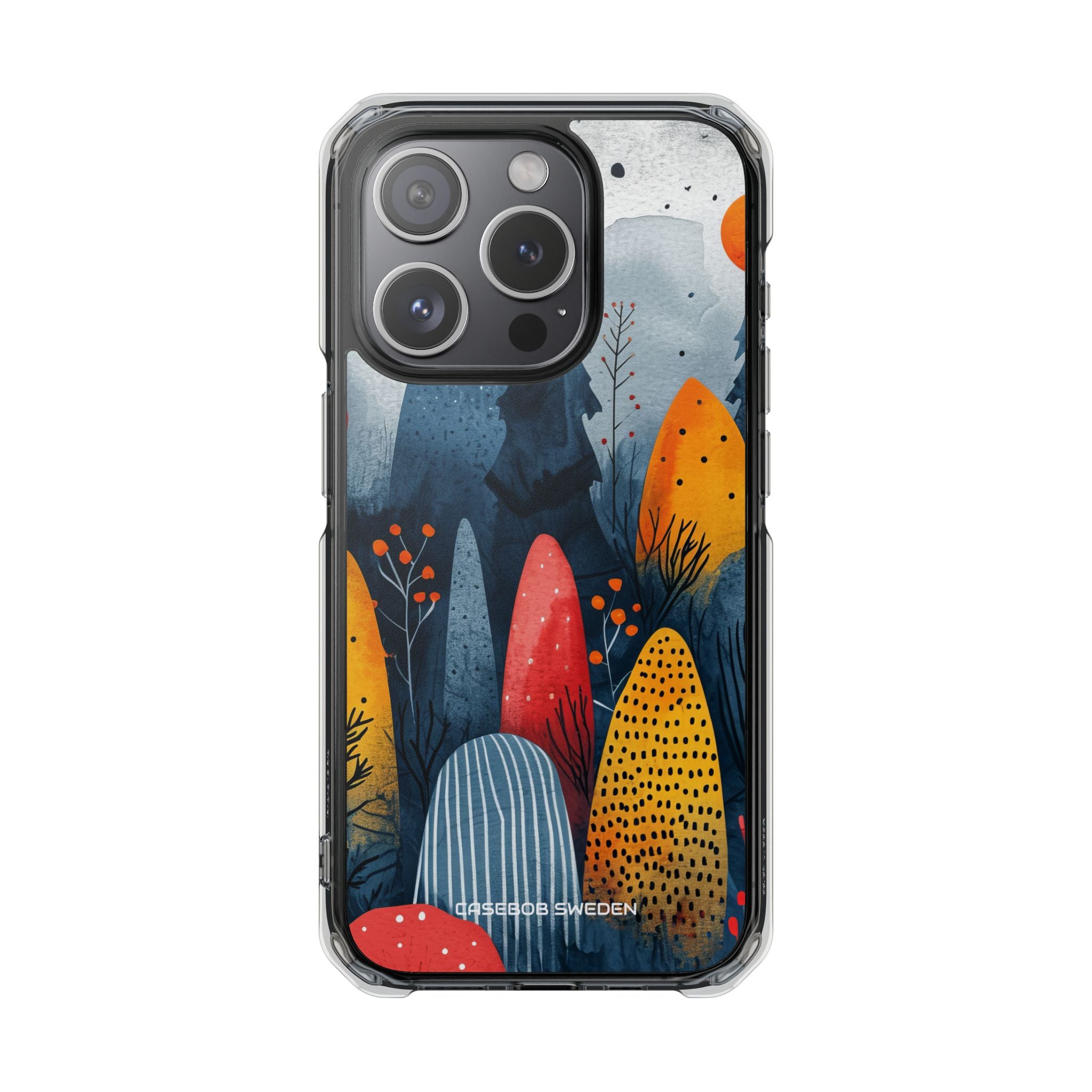 Whimsical Nature - Clear Impact iPhone 15 Phone Case