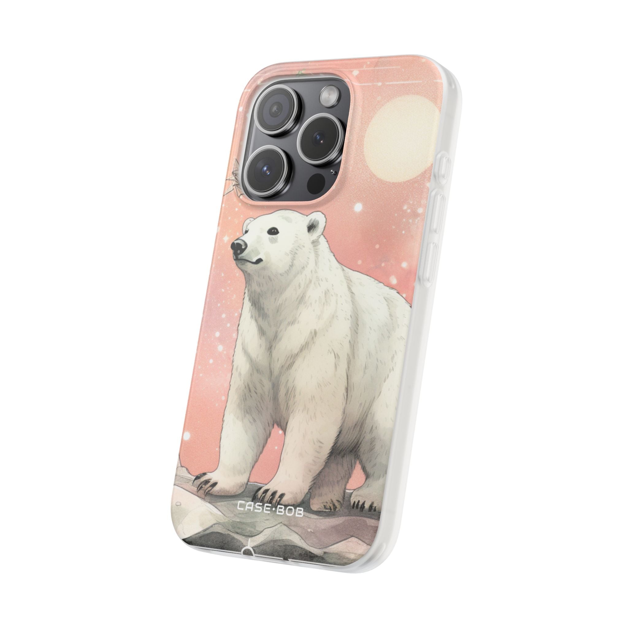 Polar Bear Dream iPhone 15 Pro Case - Soft