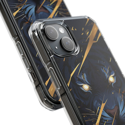 Tiger's Glowing Gaze iPhone Case - Impact