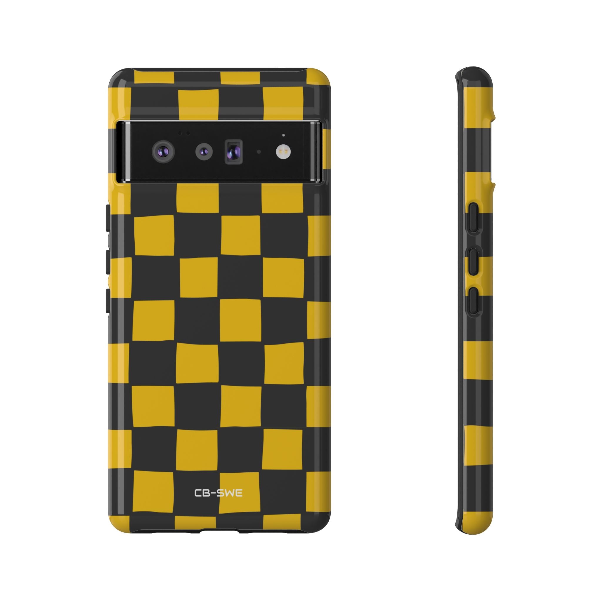 Yellow Squares Dance - Google Pixel Case
