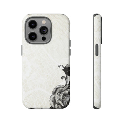 Rosett Gothic Flower - Protective Phone Case