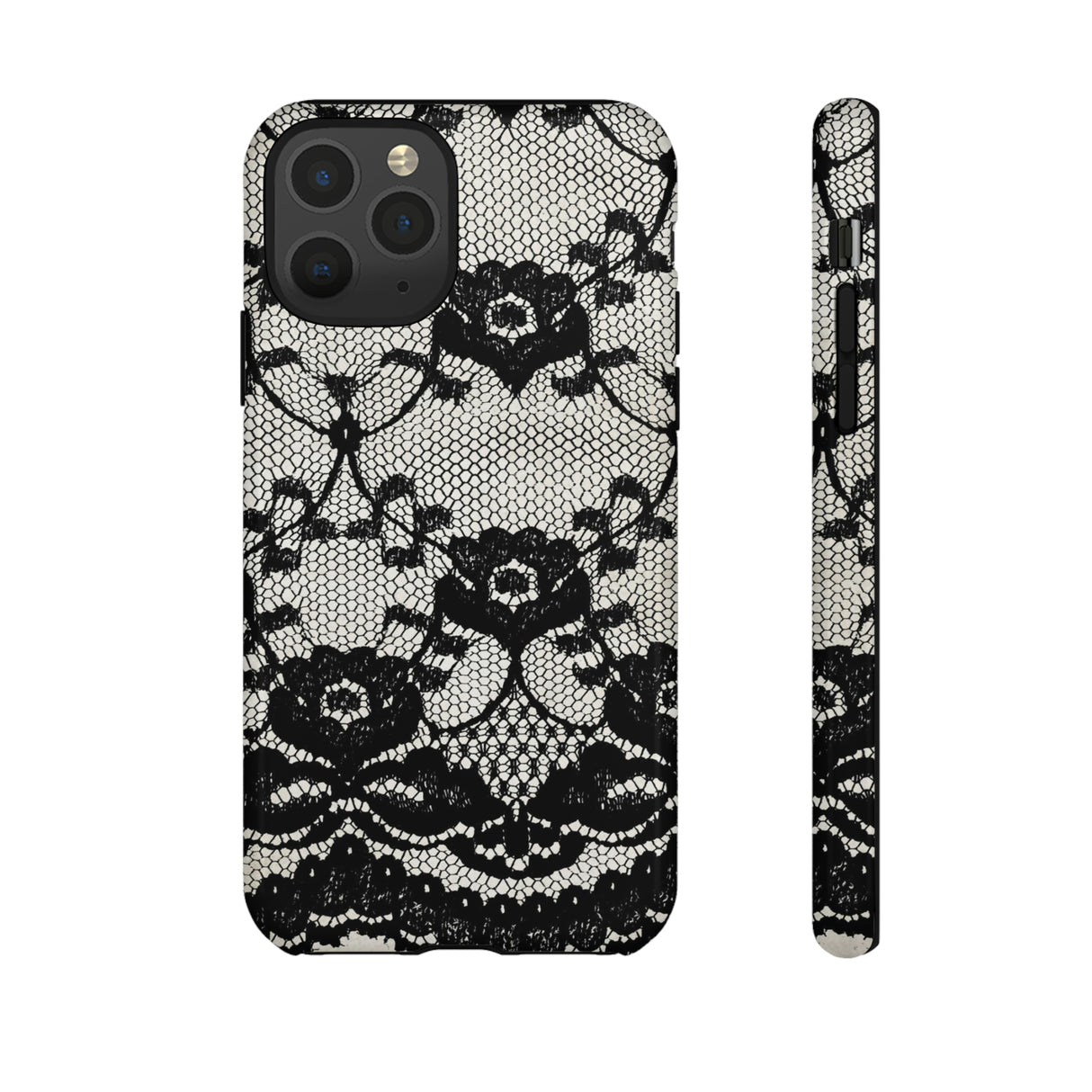 Lilrunge Gothic Flower - Protective Phone Case