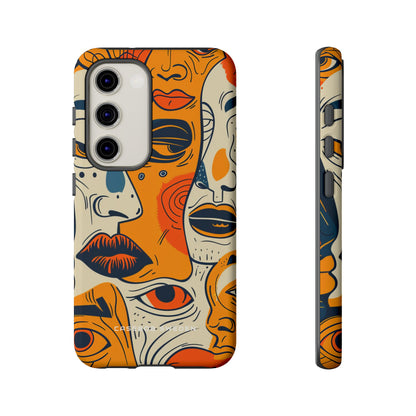 Gradient Face Mosaic Samsung S23 - Tough Phone Case