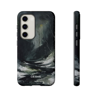 Moody Winter Landscape Watercolor Art Phone Cover Samsung S23 - Tough