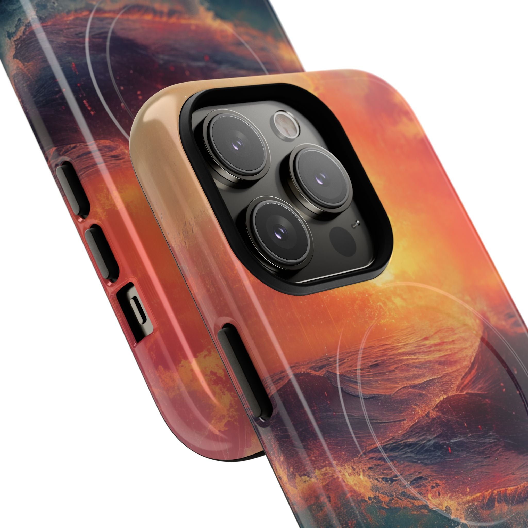 Ocean Sunset Waves - Tough + MagSafe® iPhone 14 Phone Case