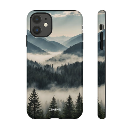 Misty Forest Embrace - iPhone Case