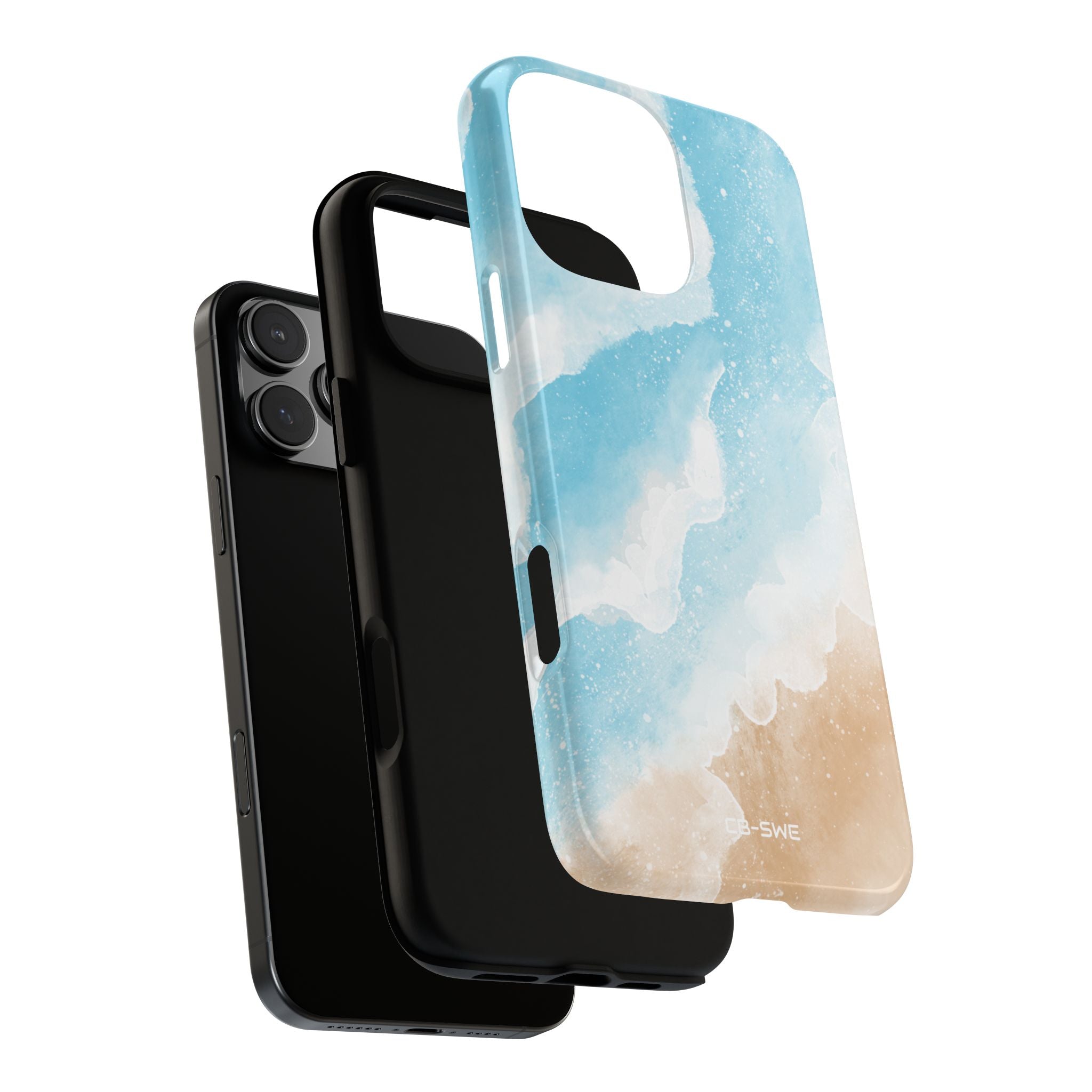 Serene Coastal Whispers - iPhone Case