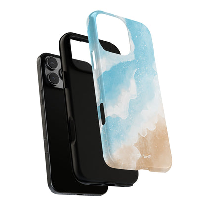 Serene Coastal Whispers - iPhone Case