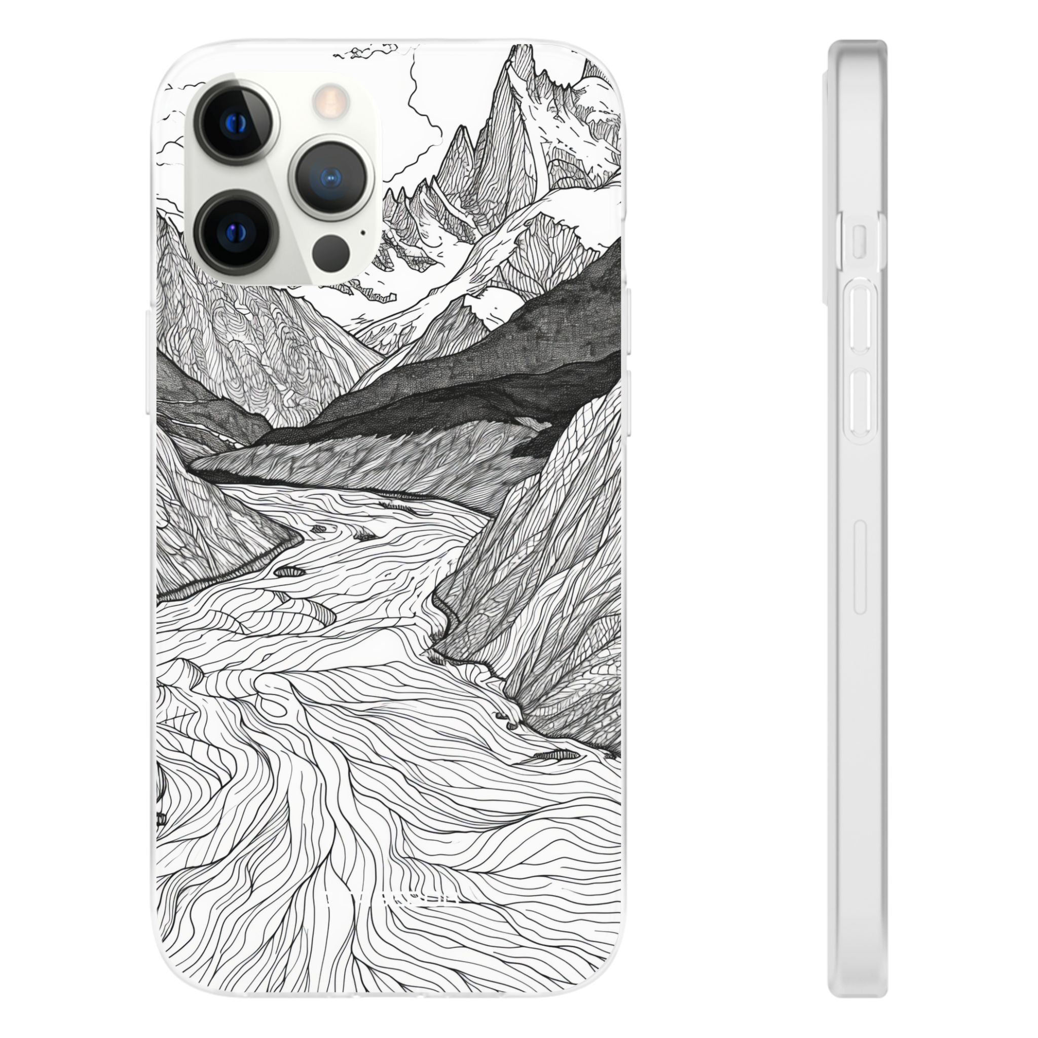 Mountain Tranquility | Flexible Phone Case for iPhone