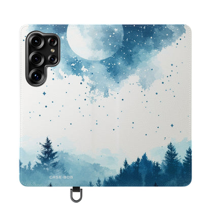 Moonlit Pines - Samsung S25 Ultra Case - Lompakkokotelo