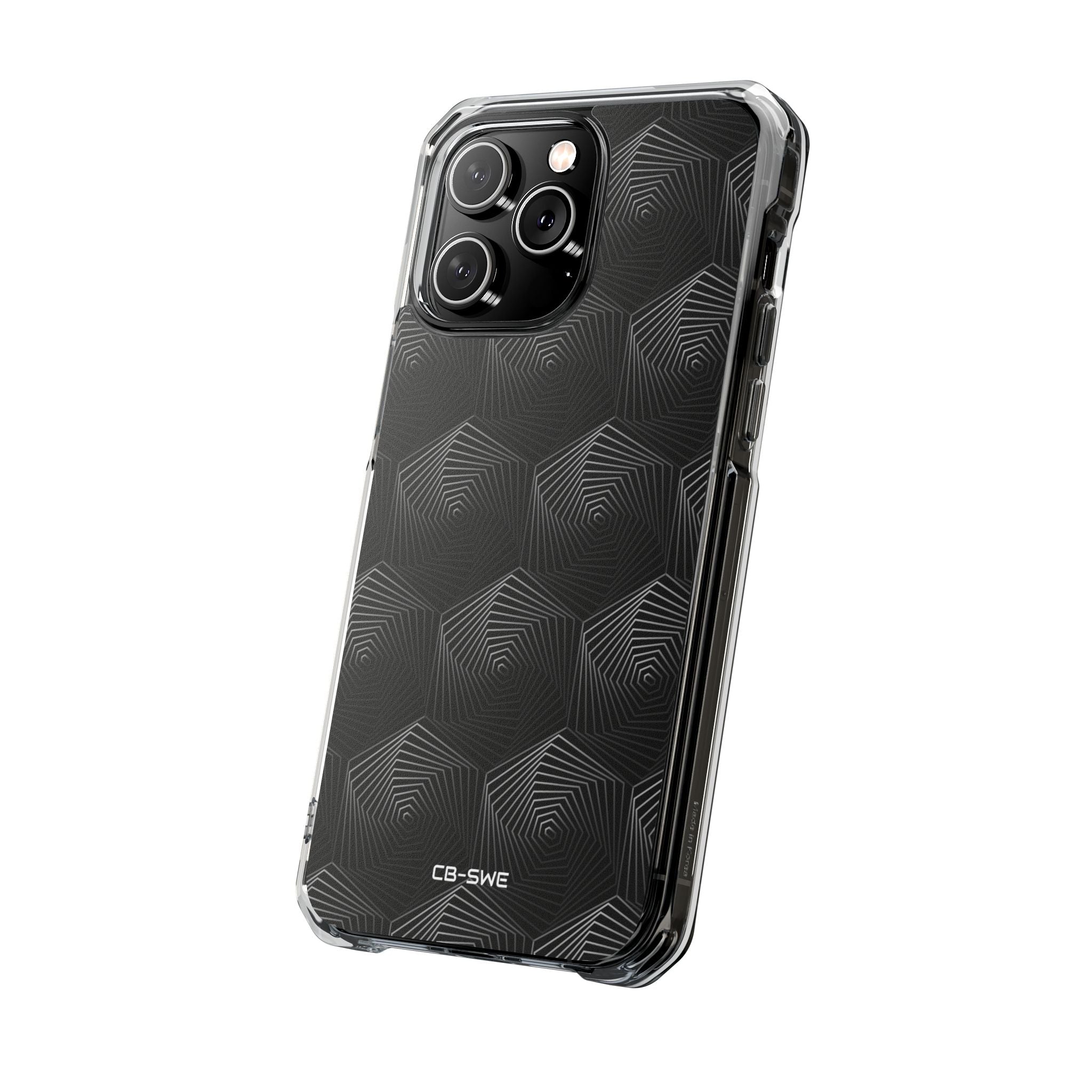 Geometric Spiral Illusion iPhone Case - Impact
