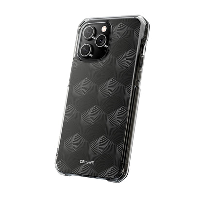 Geometric Spiral Illusion iPhone Case - Impact