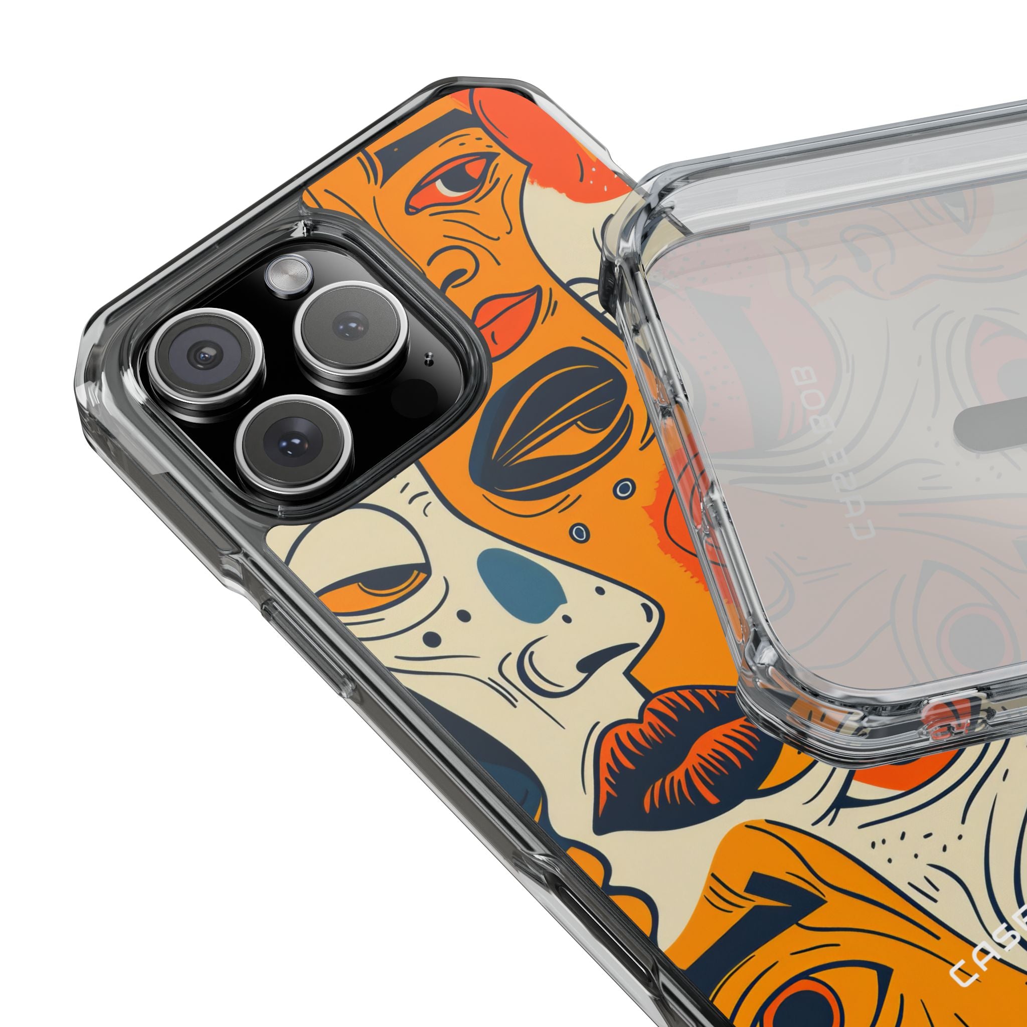 Tangled Faces Sunset iPhone 16 Pro Max Case - Impact