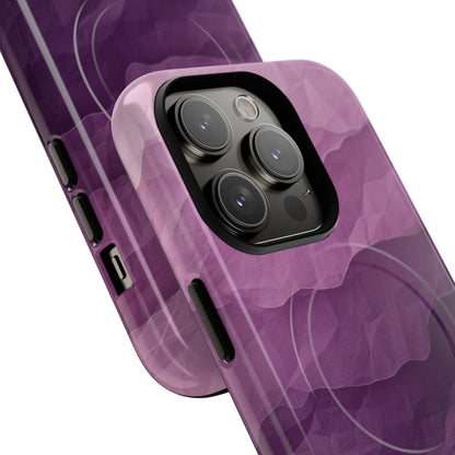 Purple Wave Layers iPhone 14 Pro Case - Tough+