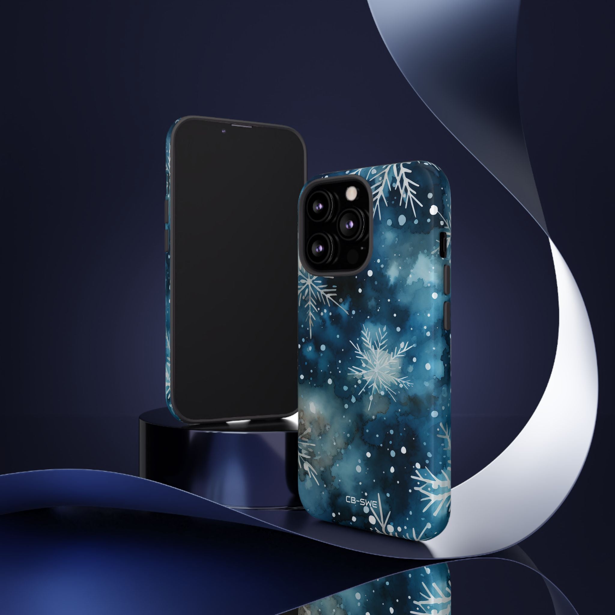 Snowflakes Dance Gracefully - iPhone Case