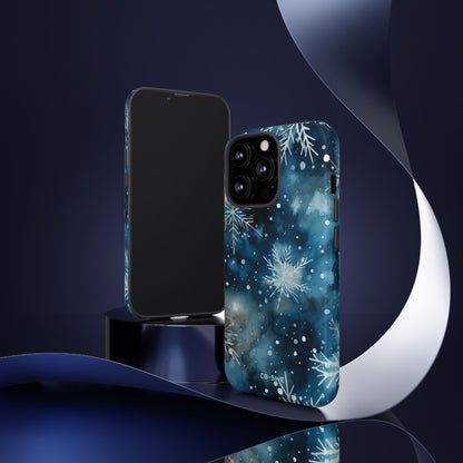Snowflakes Dance Gracefully - iPhone Case