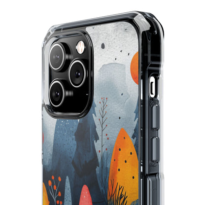 Whimsical Nature - Clear Impact iPhone 14 Phone Case