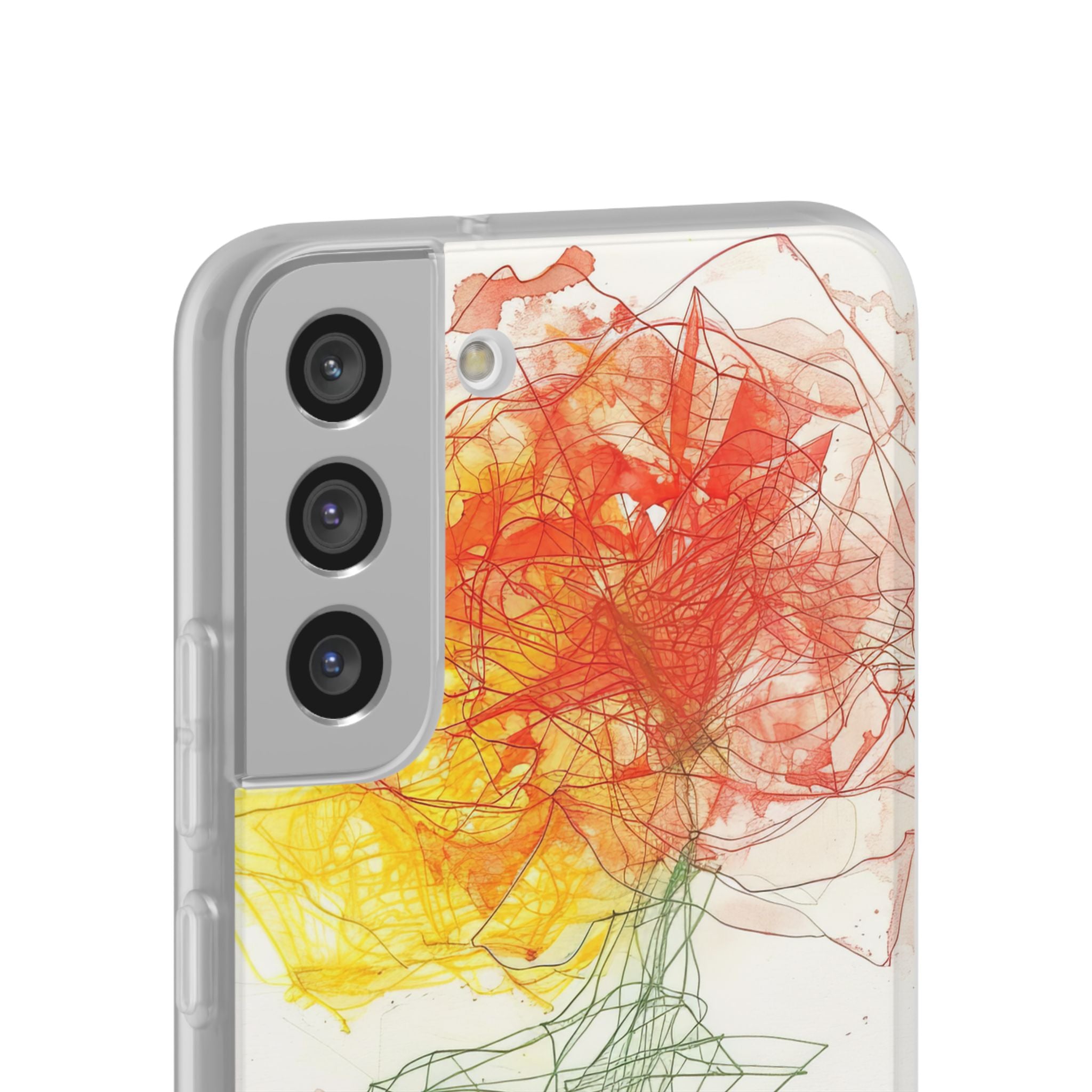 Fiery Blossom | Flexible Phone Case for Samsung Galaxy