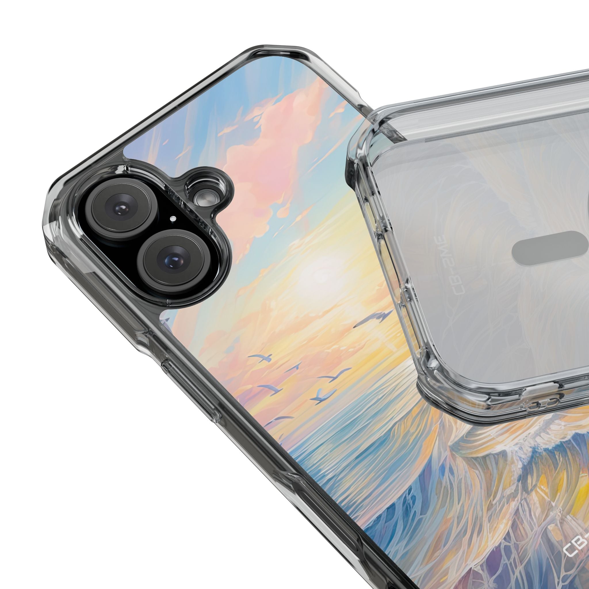 Gentle Waves Embrace iPhone Case - Impact