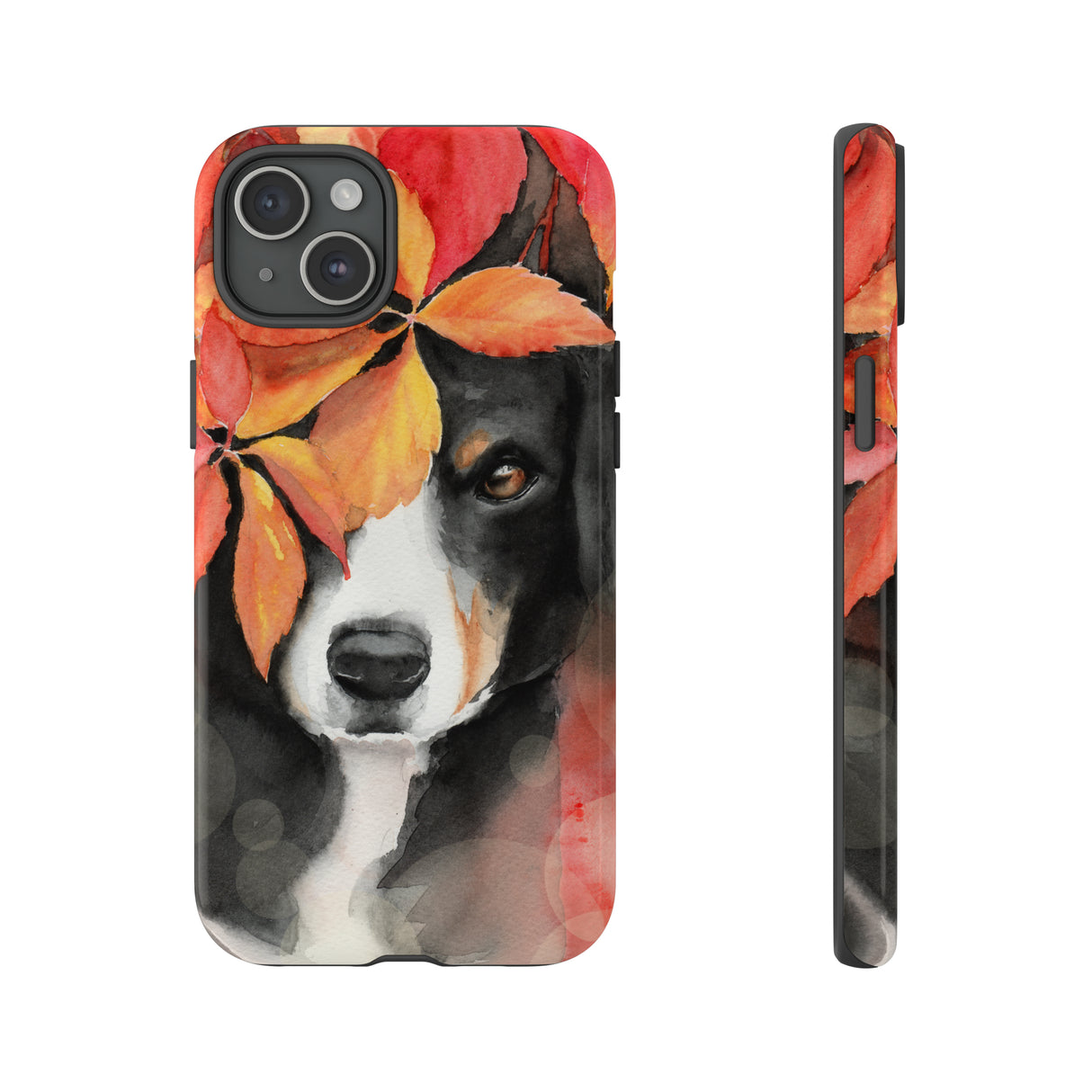 Aquarell Hund - Schutzhülle fürs Handy