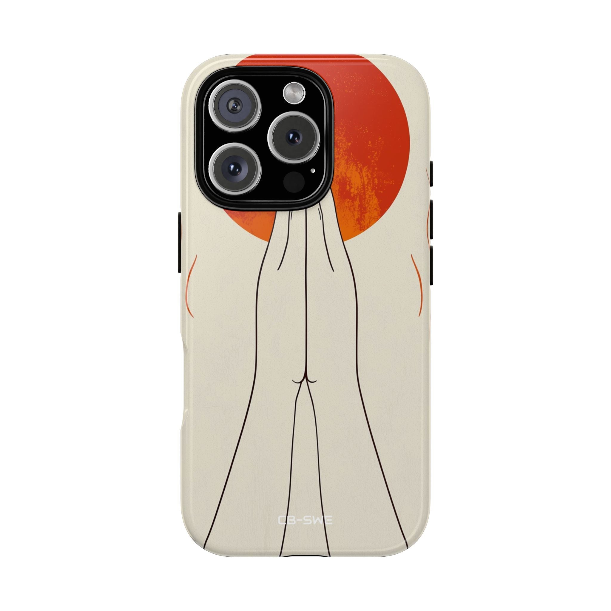 Hands Embrace Sun - iPhone Case