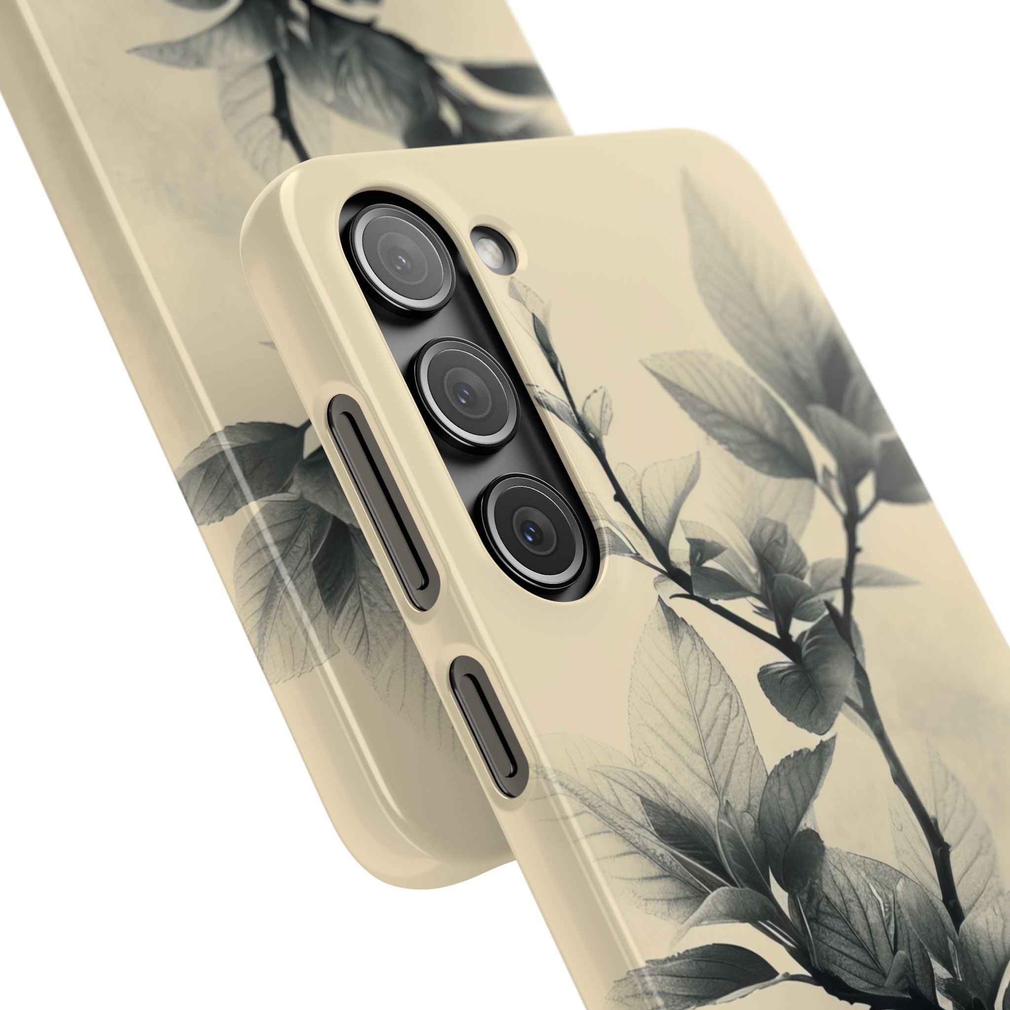 Beige Branch Art - Slim Samsung S23 Phone Case