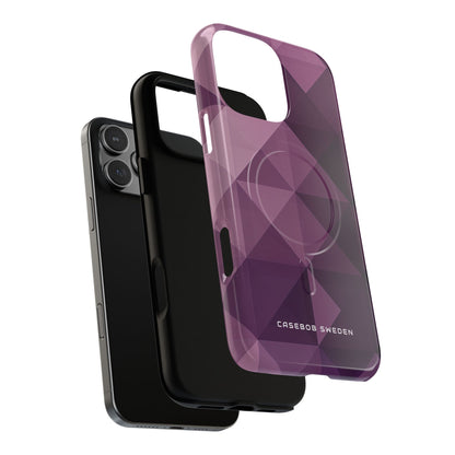 Gradient Purple Mosaic iPhone 16 | Tough+ Phone Case