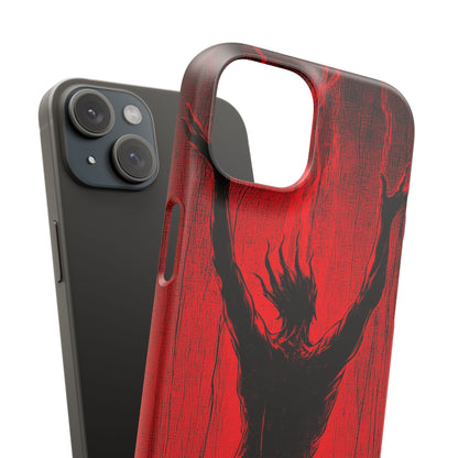 Crimson Despair iPhone 15 - Slim Phone Case