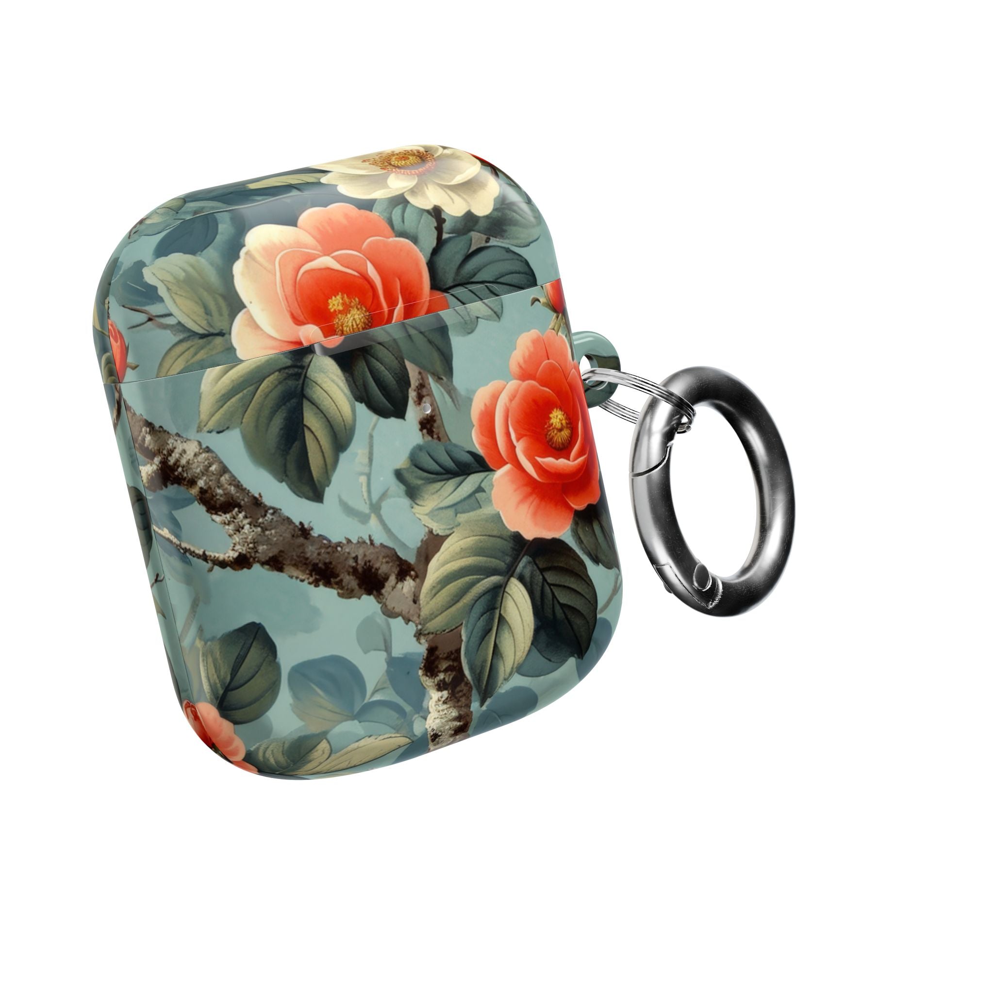 Pink Camellia - AirPods Case