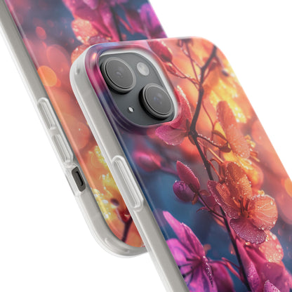 Surreal Flower Harmony iPhone 15 - Flexi Phone Case