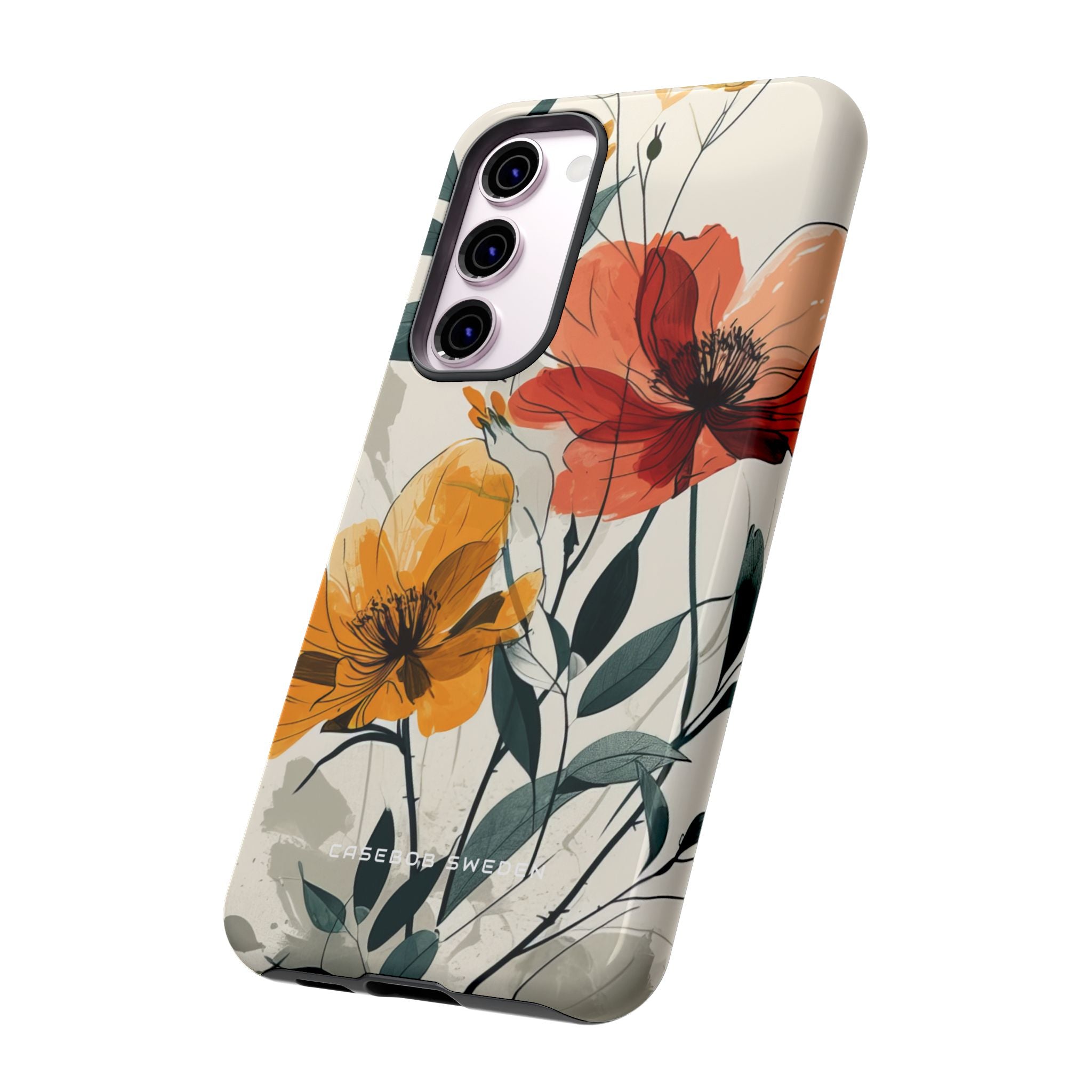 Elegant Floral Harmony Samsung S23 - Tough Phone Case