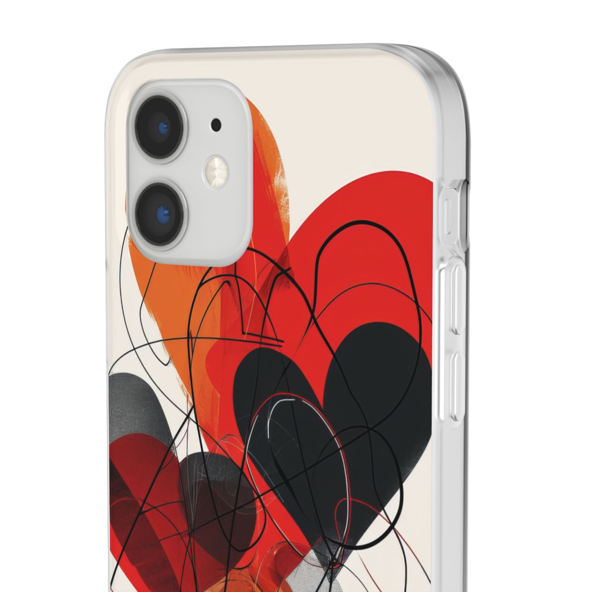 Fiery Hearts | Flexible Phone Case for iPhone