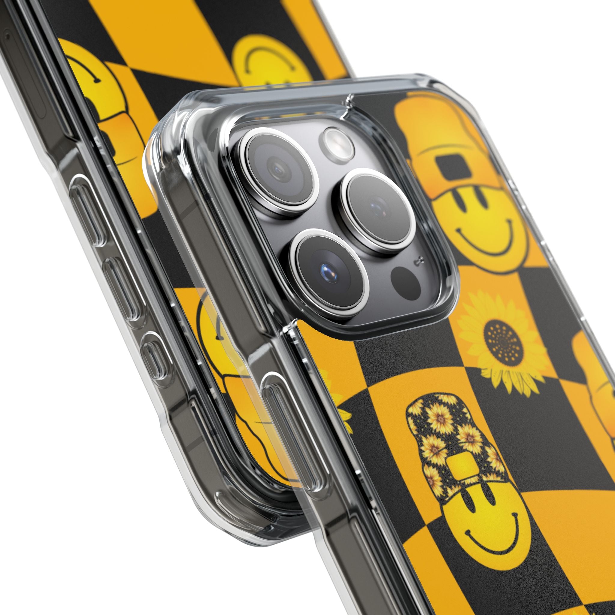 Joyful Checkered Smiles iPhone Case - Impact