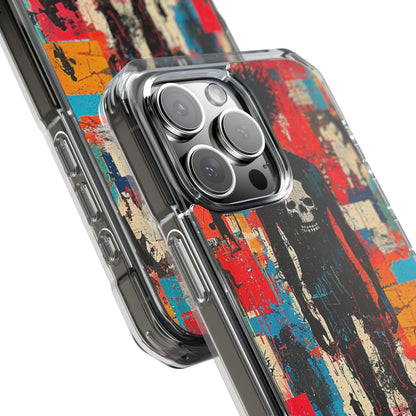 Spiky Skull Silhouette iPhone 16 Pro Max Case - Impact