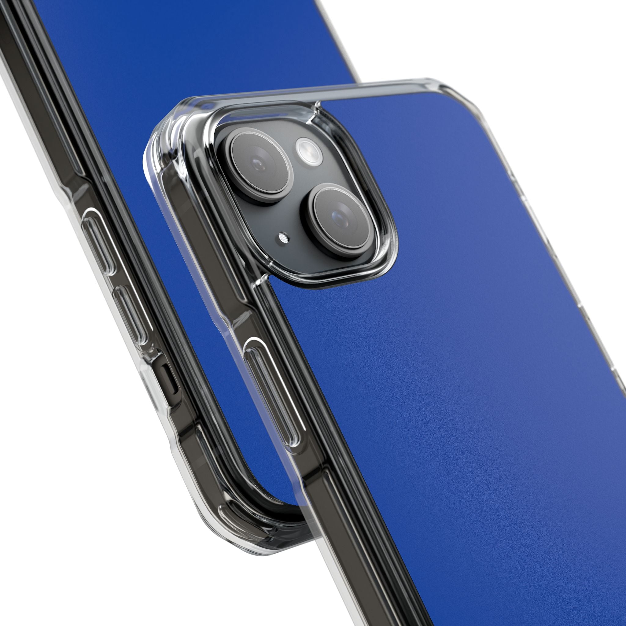 Cobalt Blue - Clear Impact Case for iPhone